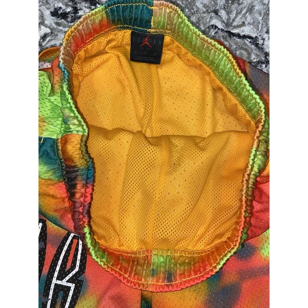 Air Jordan Shorts Mens XL Tie Dye Liner Basketball Jumpman